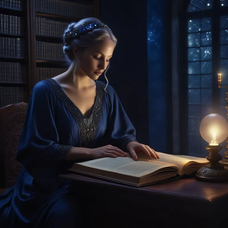 The Cosmic Librarian visualization