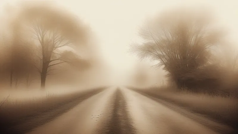 A fading photograph effect, symbolizing memories dissolving