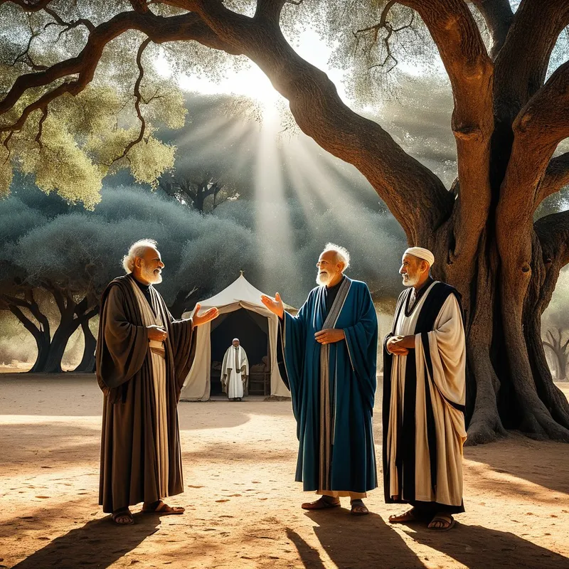 Abraham and the Three Visitors Myth Meaning & Symbolism