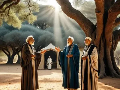Abraham and the Three Visitors Myth Meaning & Symbolism