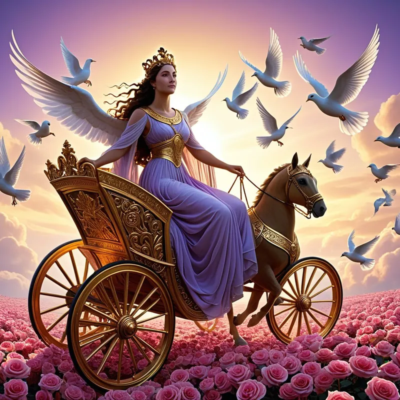 Aphrodite's Chariot Myth Meaning & Symbolism