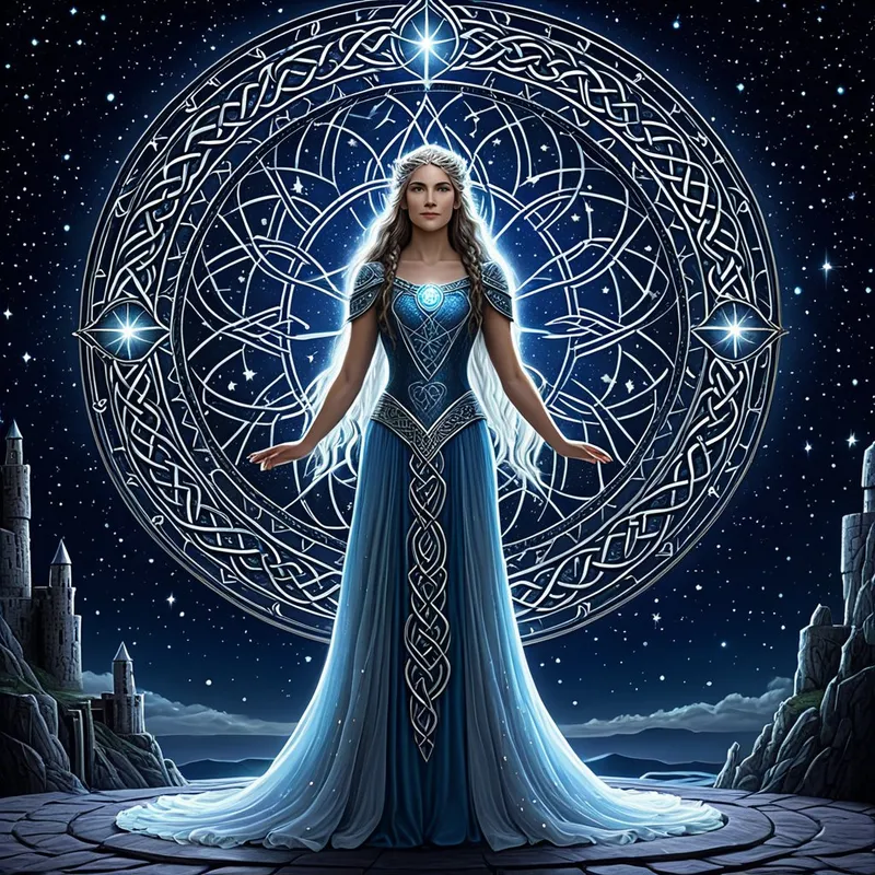 Arianrhod's Silver Wheel Myth Meaning & Symbolism