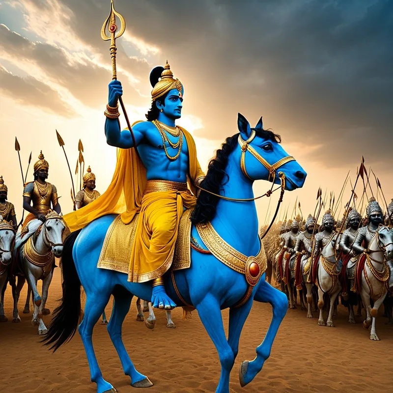 Arjuna and Krishna Myth Meaning & Symbolism