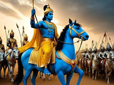 Arjuna and Krishna Myth Meaning & Symbolism