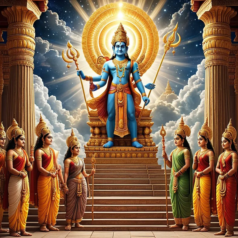 Arjuna's Celestial Journey Myth Meaning & Symbolism