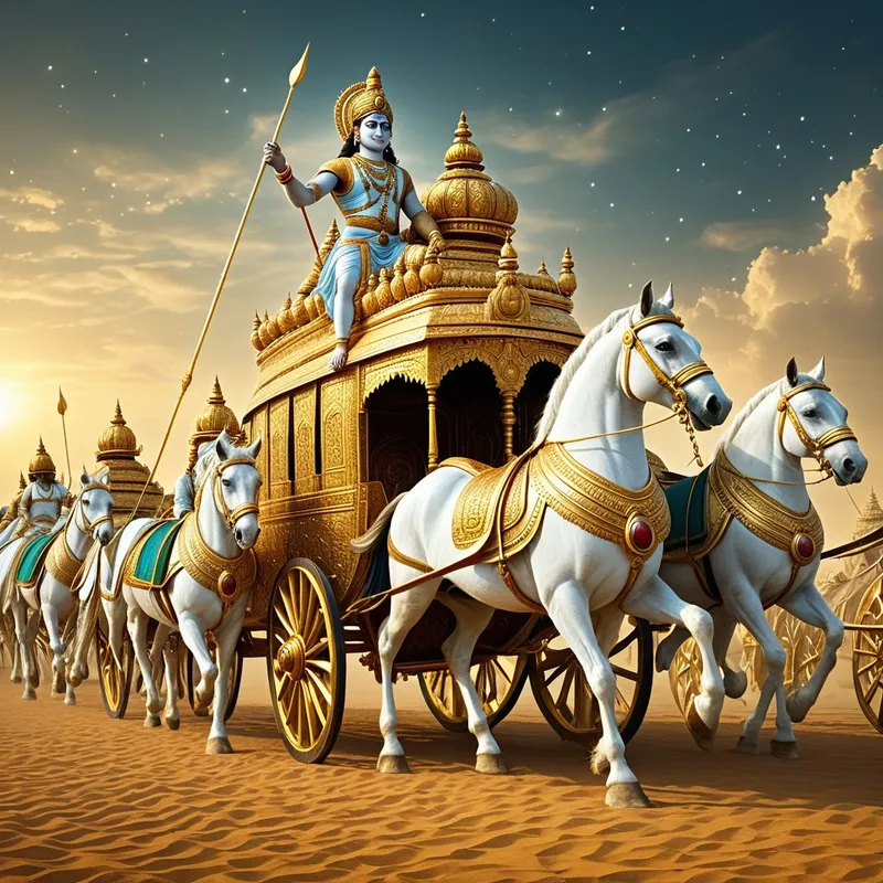 Arjuna's Chariot Myth Meaning & Symbolism