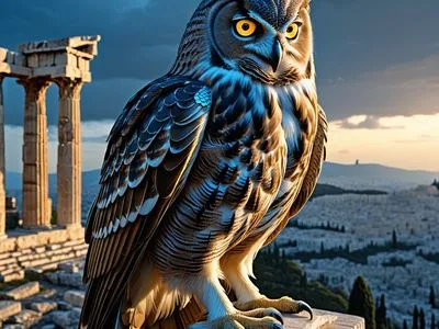 Athena's Owl - Greek goddess o Myth Meaning & Symbolism