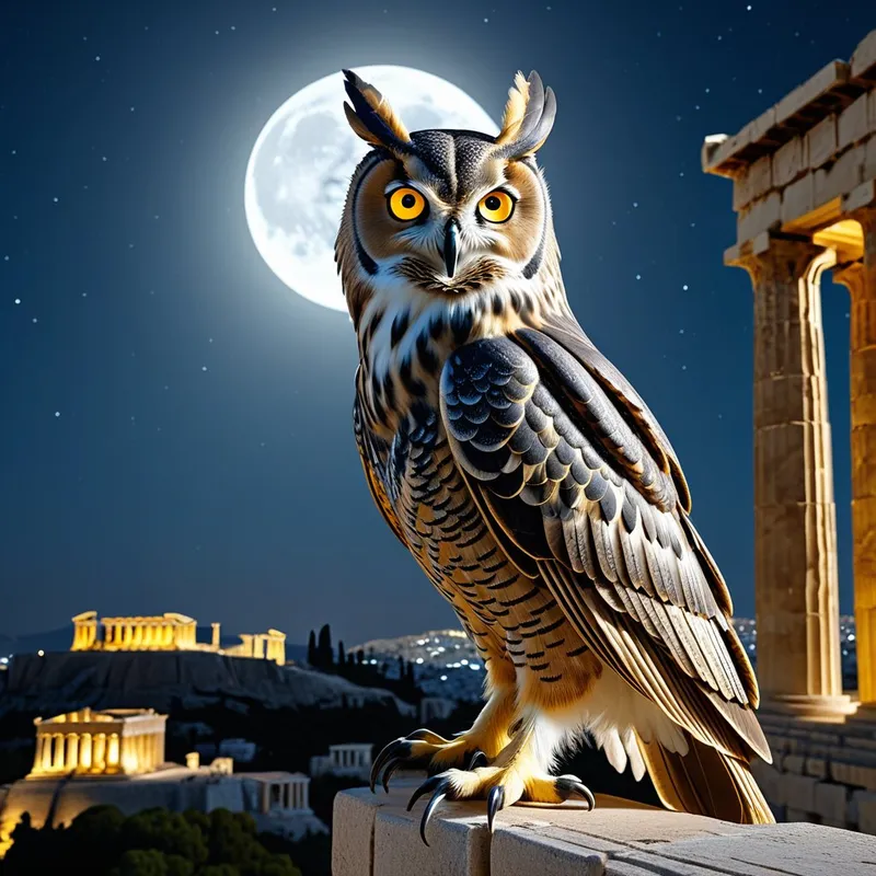 Athena's Owl Myth Meaning & Symbolism