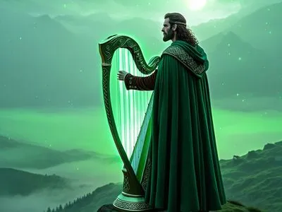 Bards' Harp Myth Meaning & Symbolism