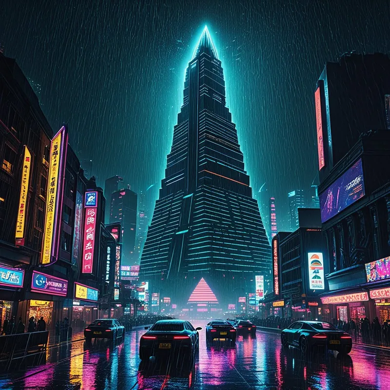 Blade Runner's neon-lit cityscapes Myth Meaning & Symbolism