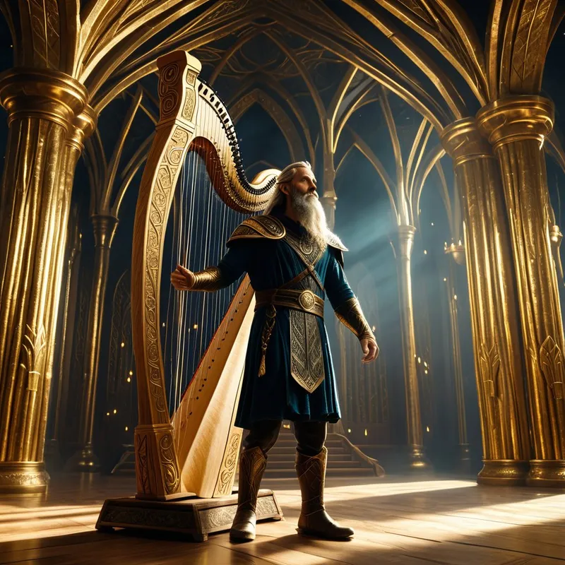 Bragi's Harp Myth Meaning & Symbolism