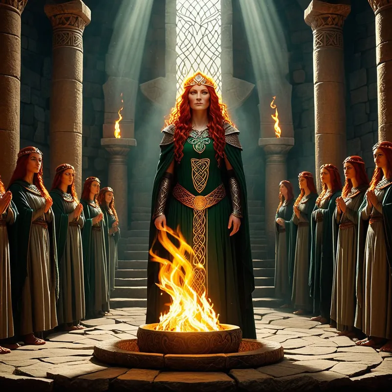 Brigid's Eternal Flame Myth Meaning & Symbolism
