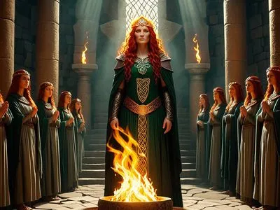 Brigid's Eternal Flame Myth Meaning & Symbolism