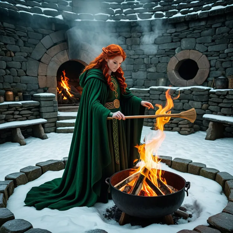 Brigid's Hearth Myth Meaning & Symbolism