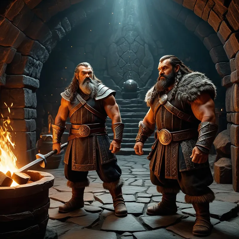 Brokkr and Eitri Myth Meaning & Symbolism