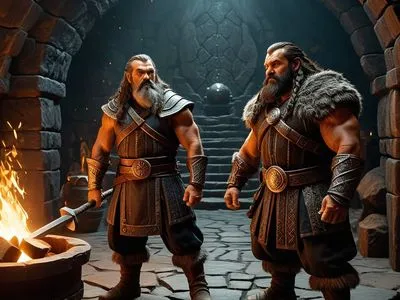 Brokkr and Eitri Myth Meaning & Symbolism