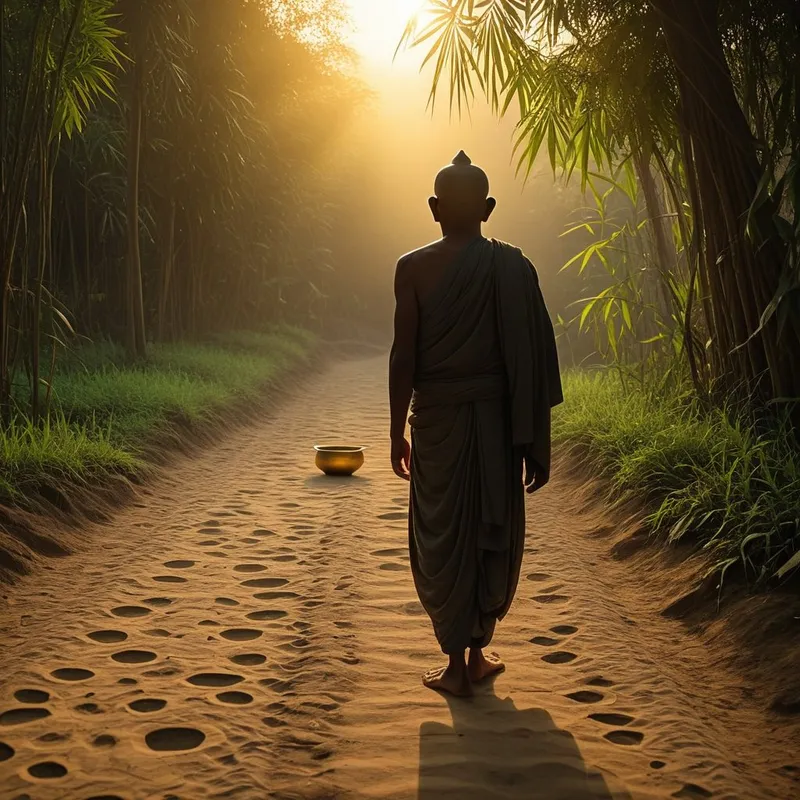 Buddha's Alms Round Myth Meaning & Symbolism