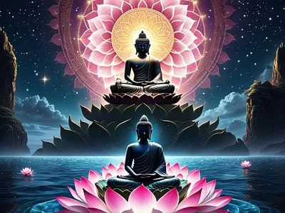 Buddha's lotus throne Myth Meaning & Symbolism