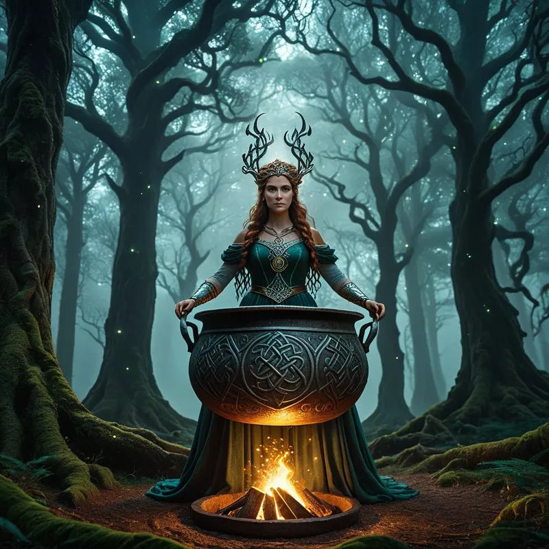 Cauldron of Cerridwen Myth Meaning & Symbolism