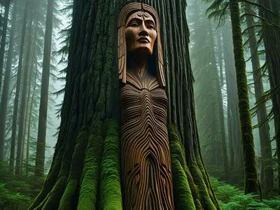 Cedar Woman Myth Meaning & Symbolism