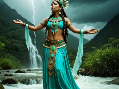 Chalchiuhtlicue Jade Skirt Goddess Myth Meaning & Symbolism