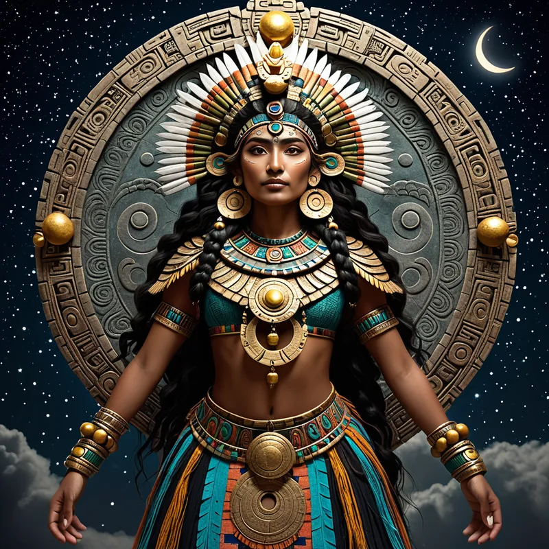 Coyolxauhqui Moon Goddess Myth Meaning & Symbolism