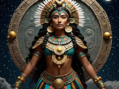 Coyolxauhqui Moon Goddess Myth Meaning & Symbolism