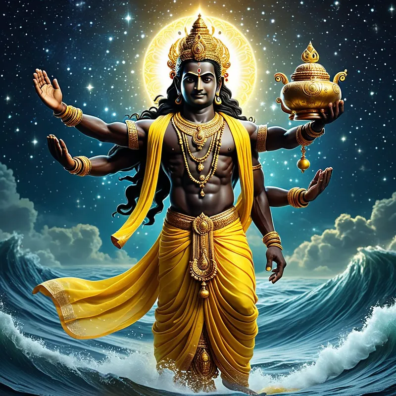 Dhanvantari Myth Meaning & Symbolism
