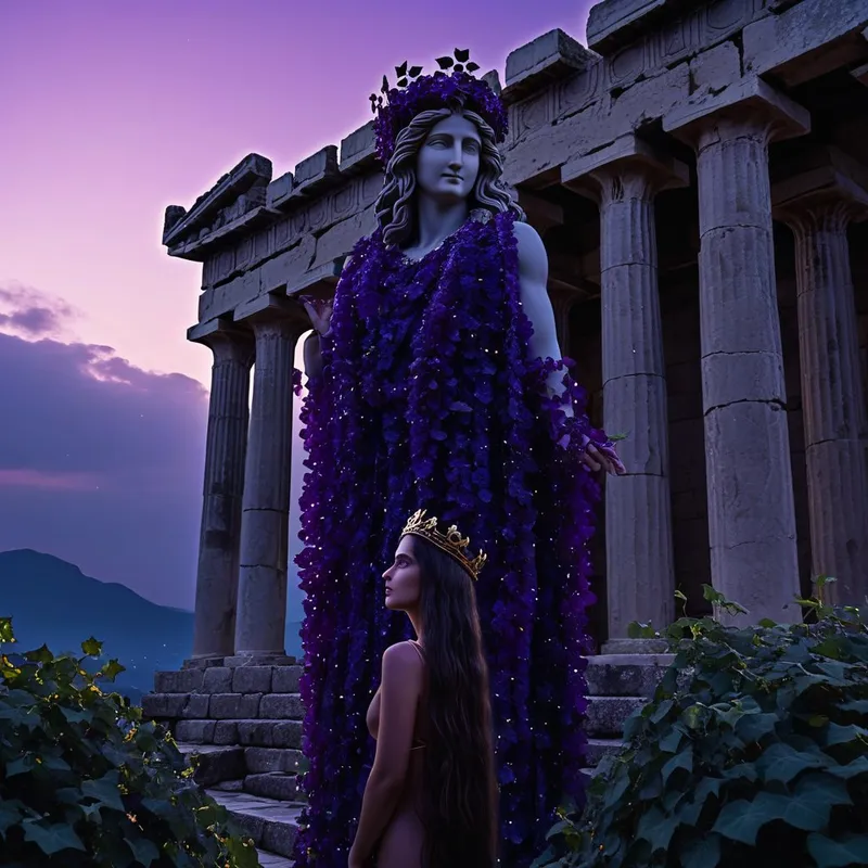 Dionysus & Amethystos Myth Meaning & Symbolism