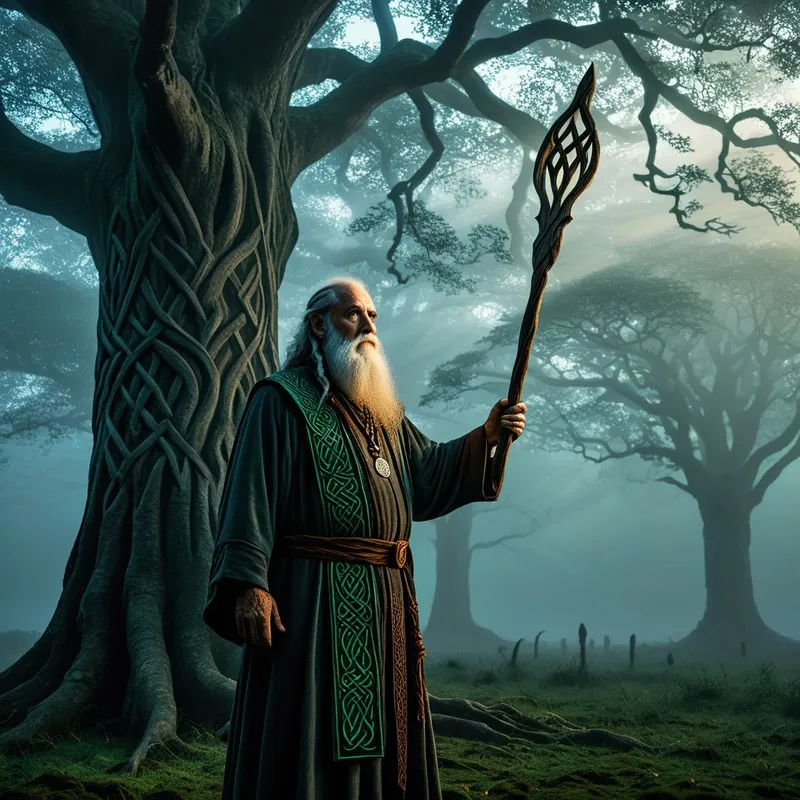 Druid's Wand Myth Meaning & Symbolism