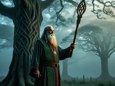Druid's Wand Myth Meaning & Symbolism