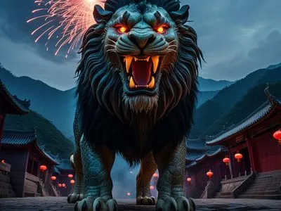 Firecrackers in Nian legend Myth Meaning & Symbolism