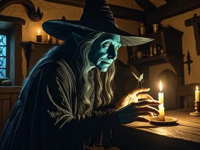 Flea as Familiar Myth Meaning & Symbolism