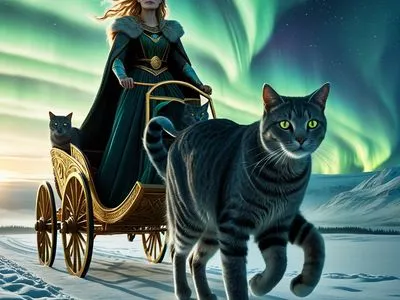 Freyja's Chariot Myth Meaning & Symbolism