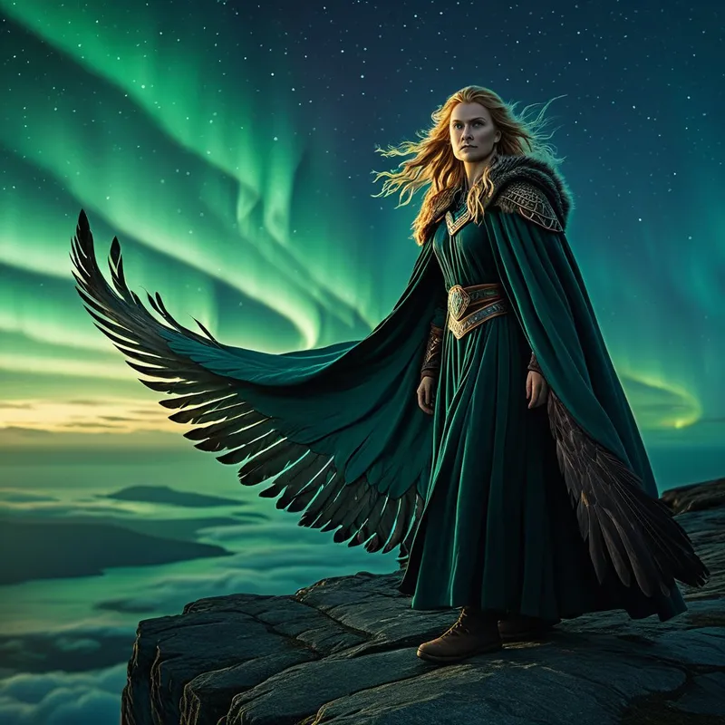 Freyja's Falcon Cloak Myth Meaning & Symbolism