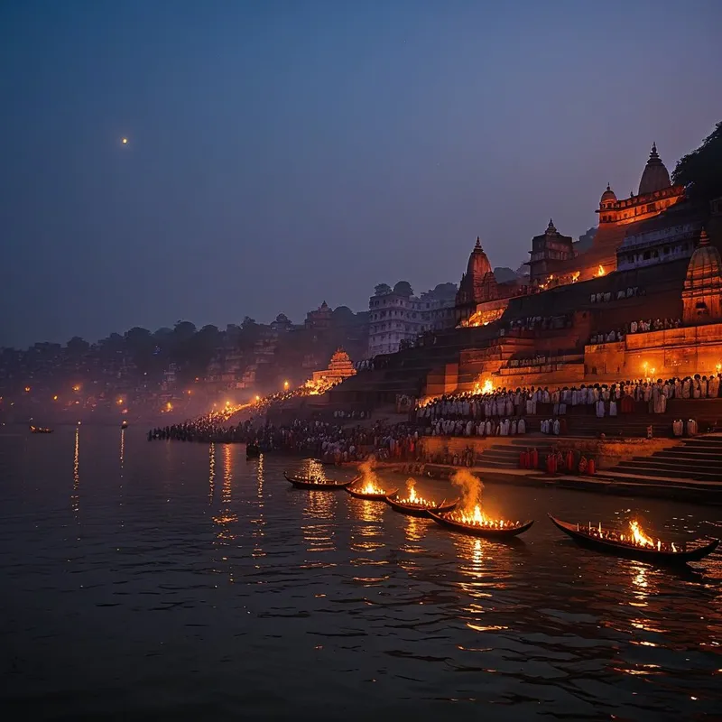 Funeral Pyres of Varanasi Myth Meaning & Symbolism