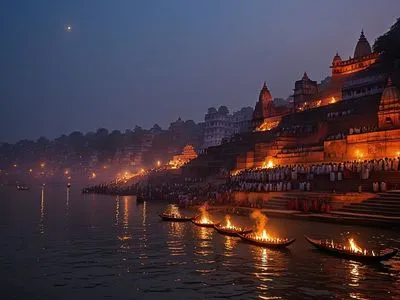 Funeral Pyres of Varanasi Myth Meaning & Symbolism