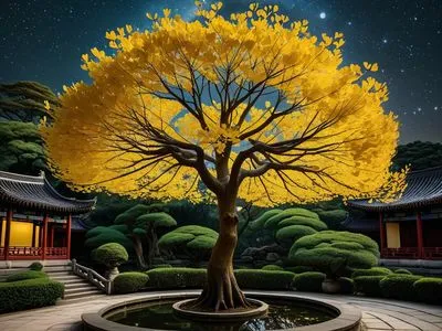 Ginkgo biloba Myth Meaning & Symbolism