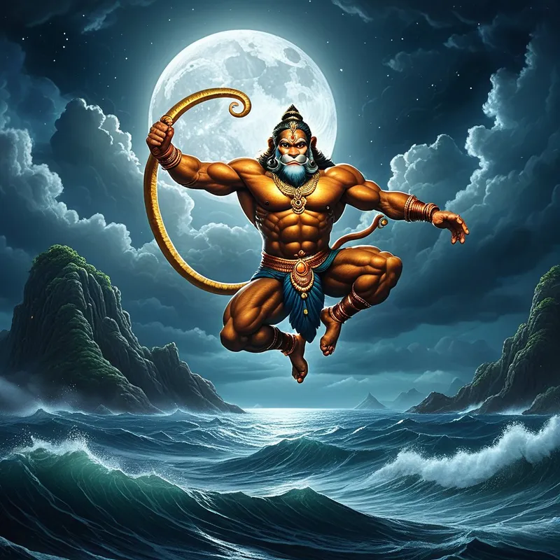 Hanuman's Leap Myth Meaning & Symbolism