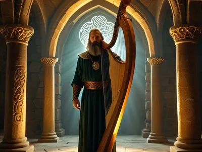 Harp of Dagda Myth Meaning & Symbolism