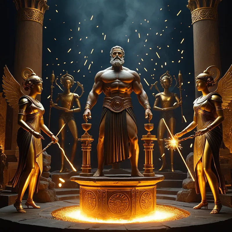 Hephaestus' Assistants Myth Meaning & Symbolism
