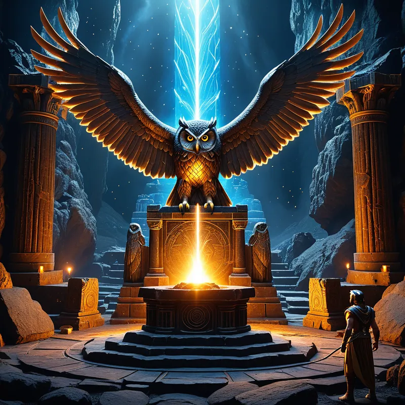 Hephaestus' forge or Athena's Myth Meaning & Symbolism