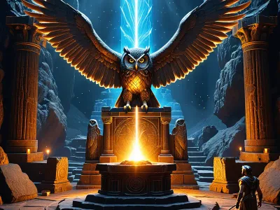 Hephaestus' forge or Athena's Myth Meaning & Symbolism