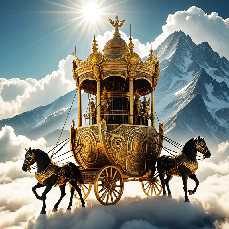 Hephaestus's Golden Chariot Myth Meaning & Symbolism