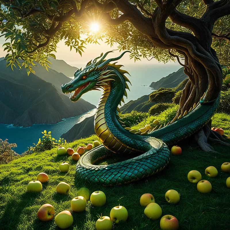 Hera's Garden of the Hesperides Myth Meaning & Symbolism