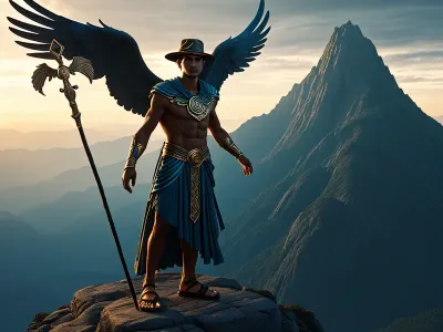 Hermes as the messenger god in Myth Meaning & Symbolism