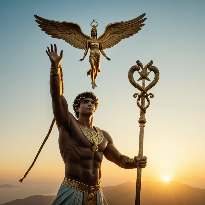 Hermes' Herald's Staff Myth Meaning & Symbolism