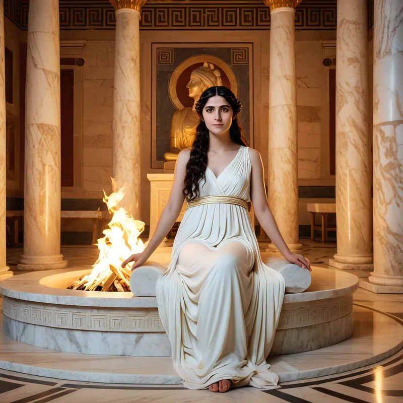 Hestia's Hearth Myth Meaning & Symbolism
