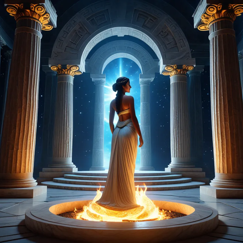 Hestia/Vesta's Hearth Myth Meaning & Symbolism