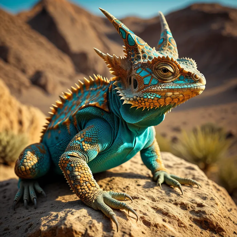 Horned Lizard Myth Meaning & Symbolism